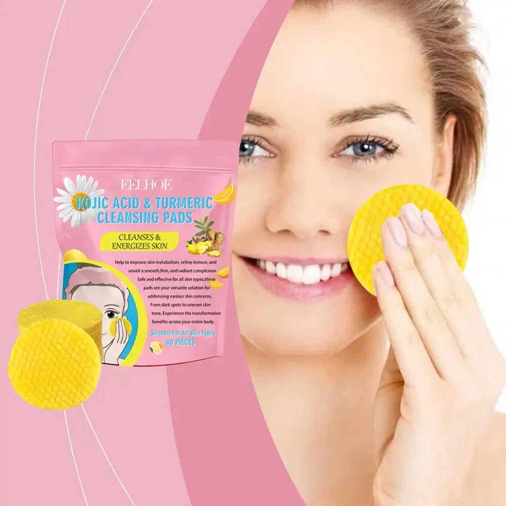 Turmeric Kojic Acid Cleansing Pads