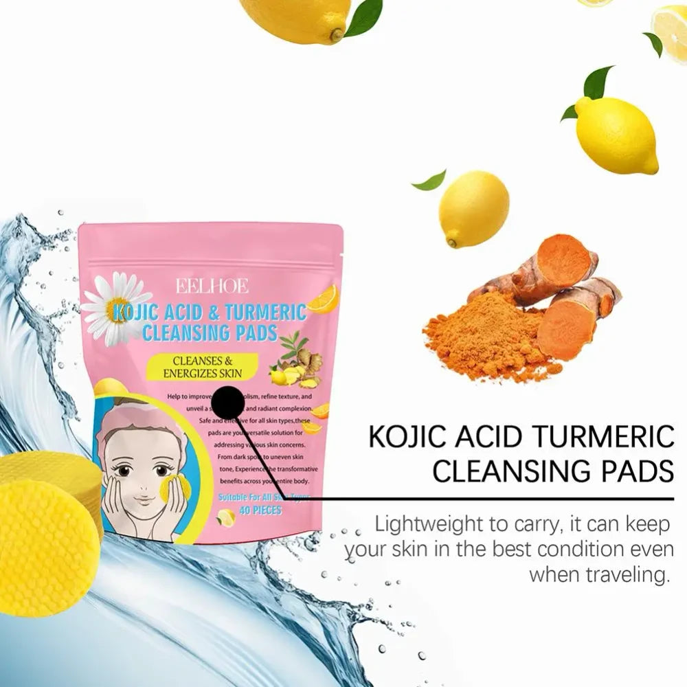 Turmeric Kojic Acid Cleansing Pads