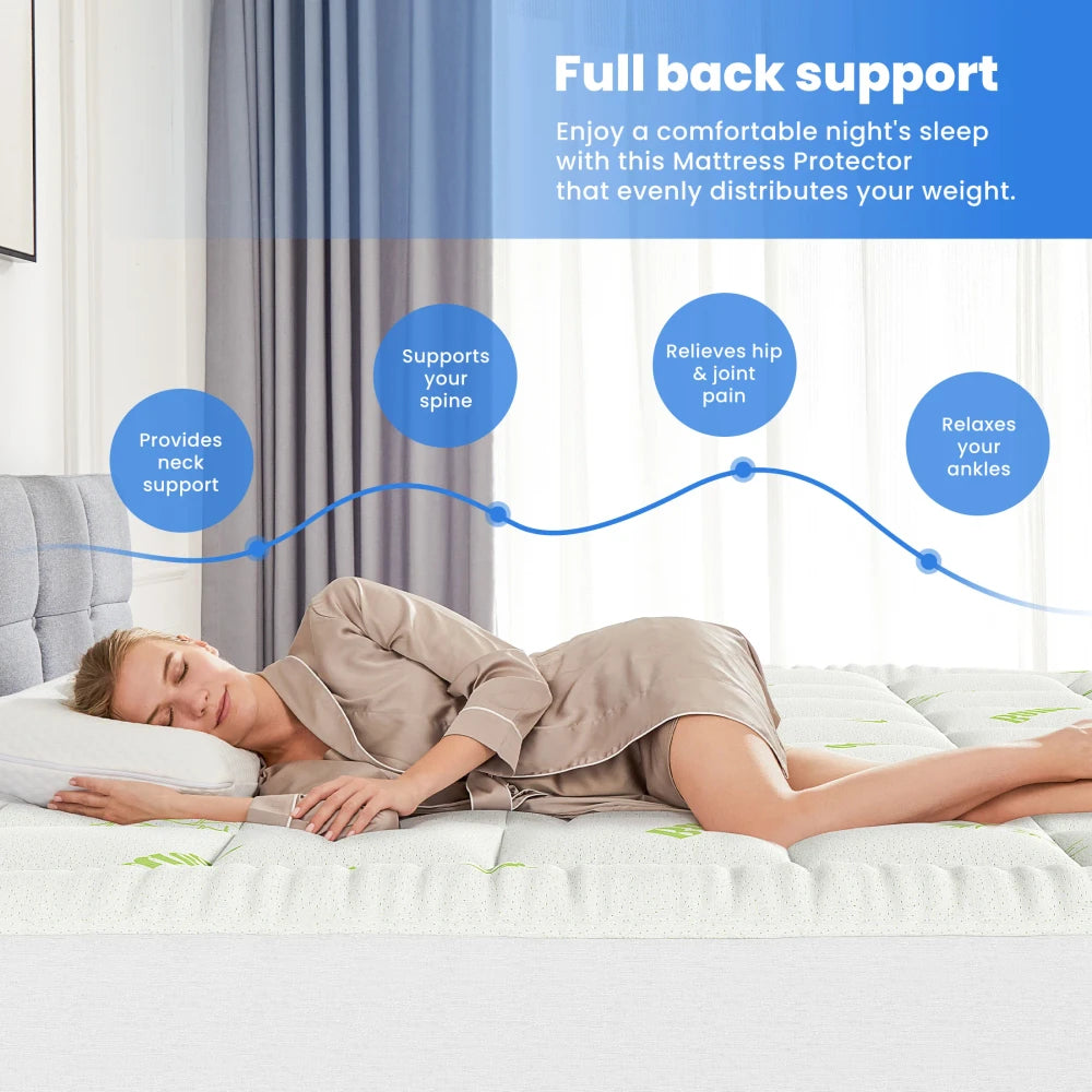 Bamboo Viscose Cooling Mattress Topper